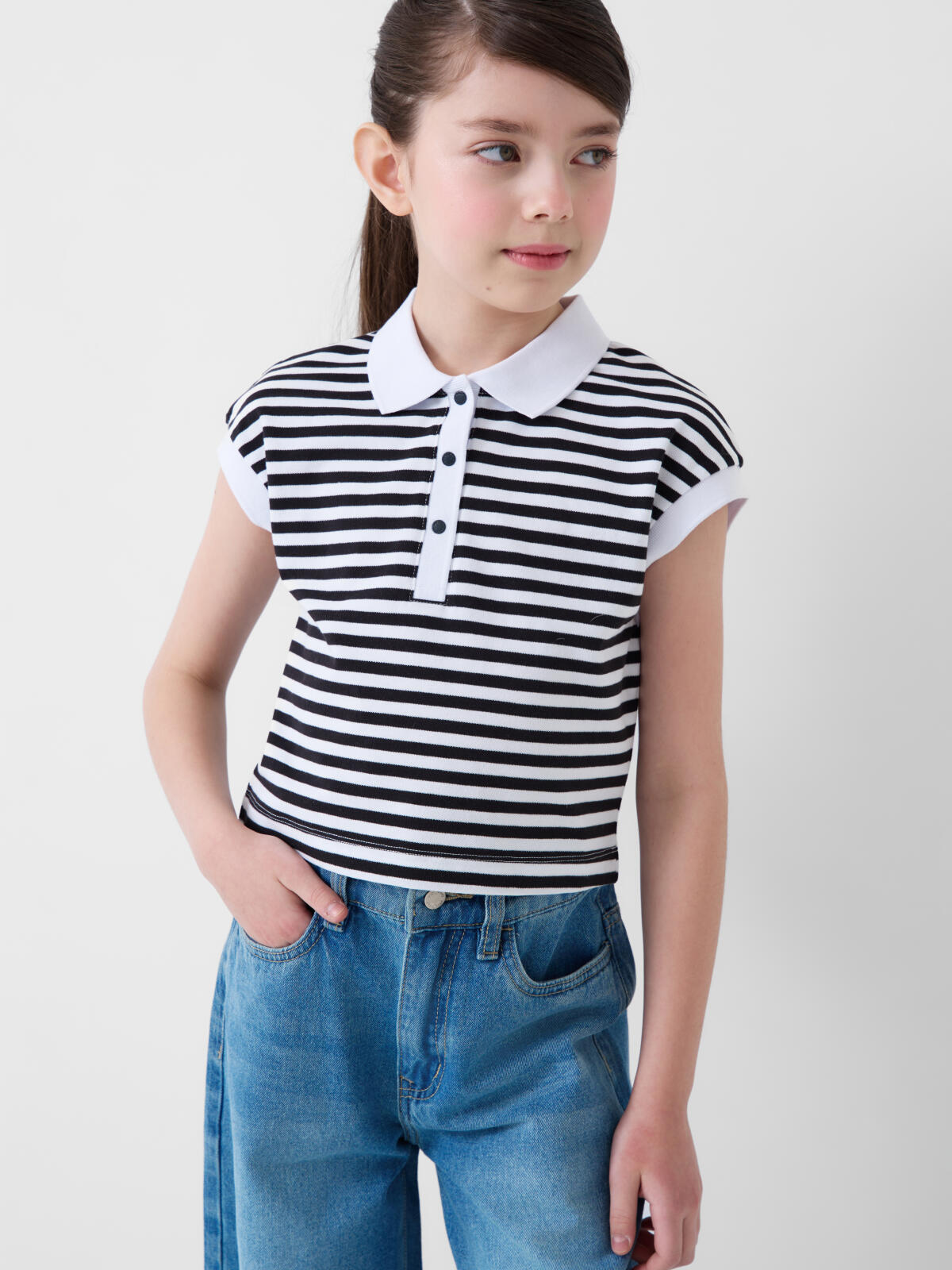 

Футболка-поло для девочки